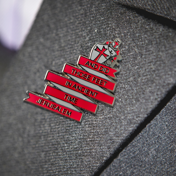 England St George's Day "Jerusalem" Enamel Pin Badge