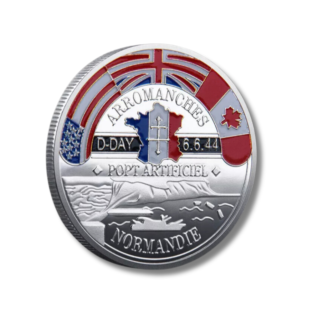 D-DAY 80th Anniversary Normandie Coin