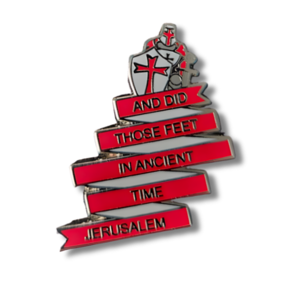 England St George's Day "Jerusalem" Enamel Pin Badge