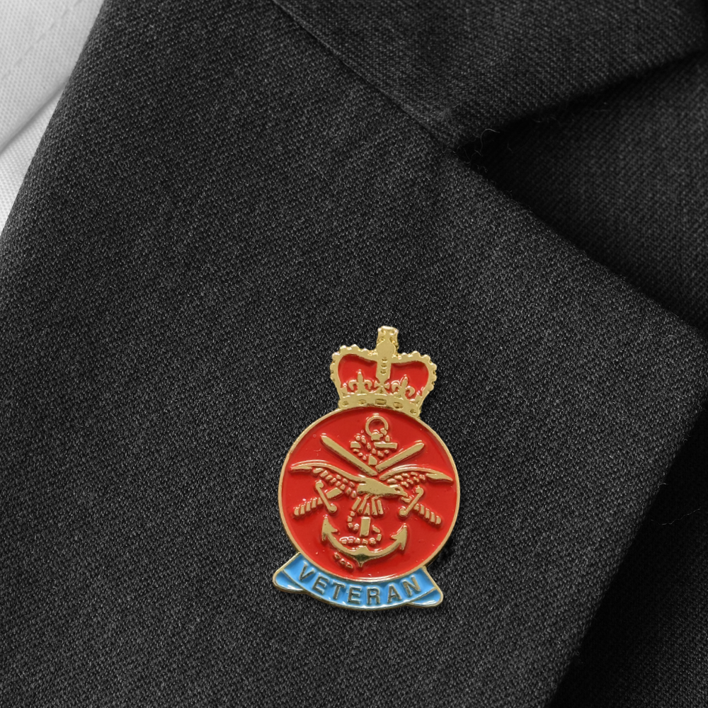 HM Armed Forces Veteran Pin Badge