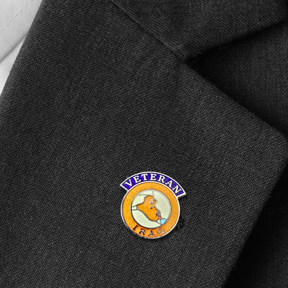 Iraq War Veteran Pin Badge
