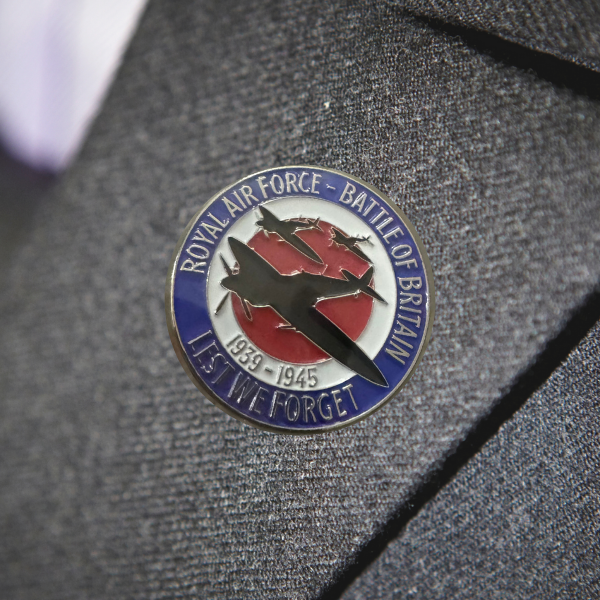 Lest We Forget RAF Battle of Britain Pin Badge