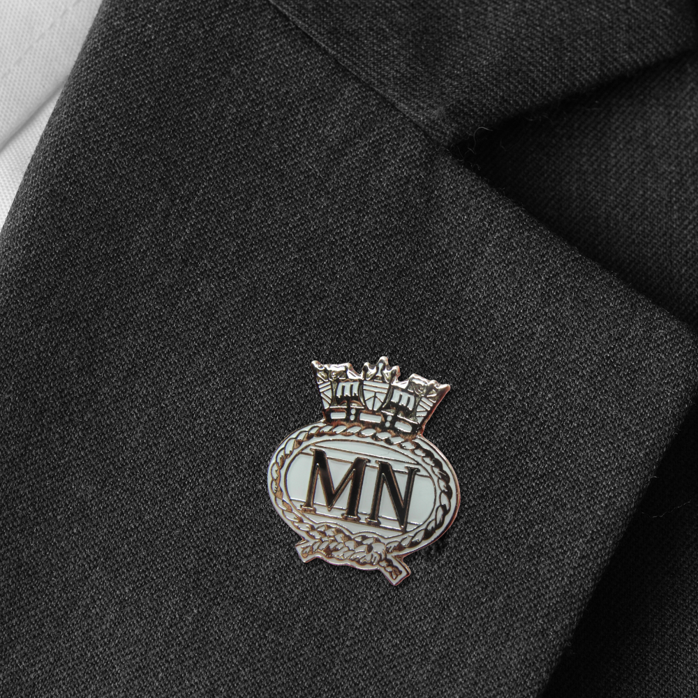 Merchant Navy Crest Pin Badge