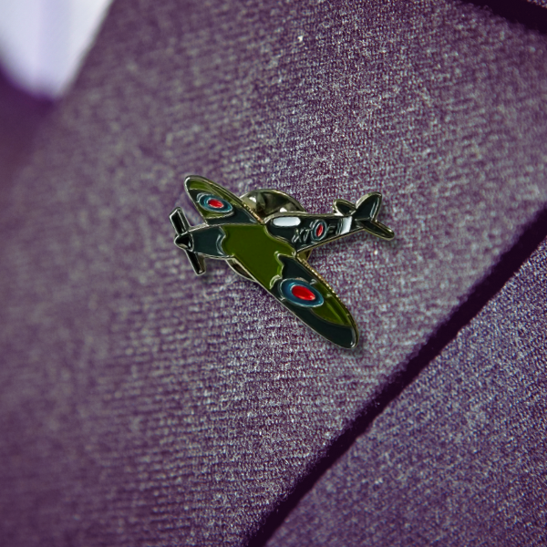 Spitfire RAF WW2 Aeroplane Pin Badge