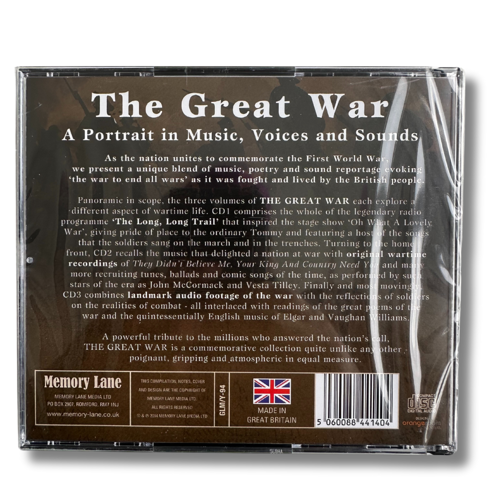 "The Great War - A Portrait in Music, Voices, and Sound" CD Collection