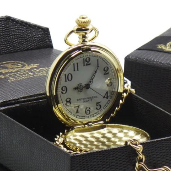 Supermarine Spitfire 24k Gold Clad Pocket Watch
