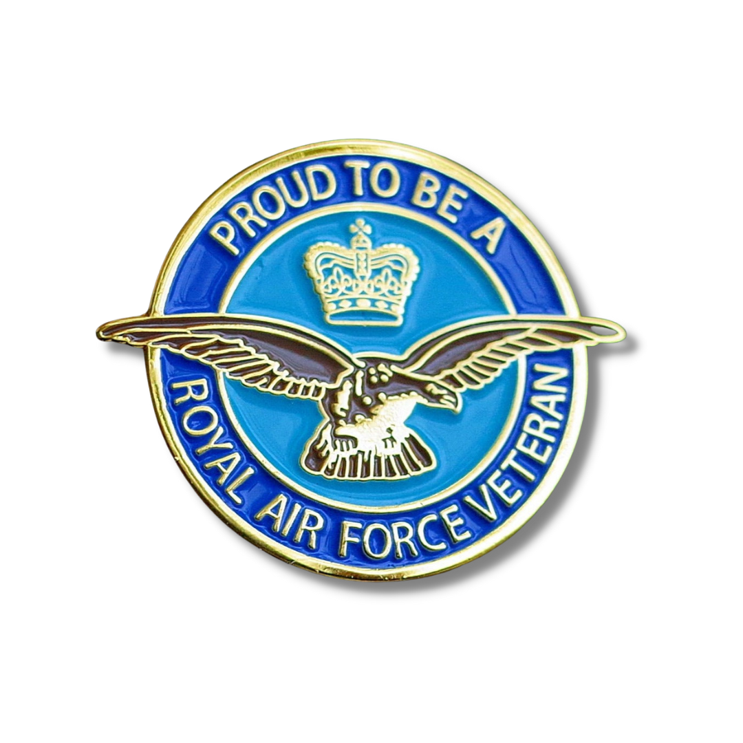 Proud to be an RAF VETERAN Pin Badge