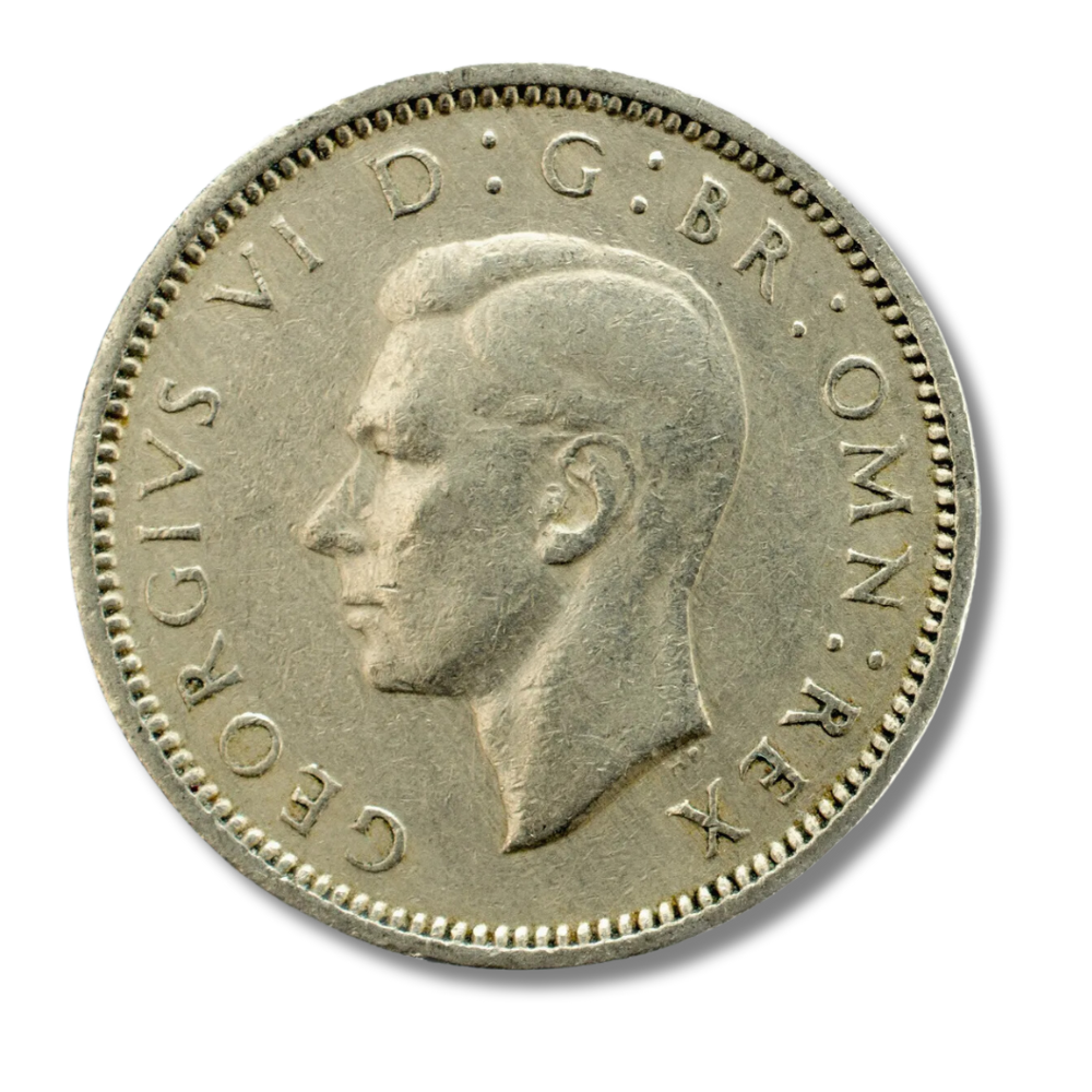 1951 Sixpence George VI Coin - Circulated