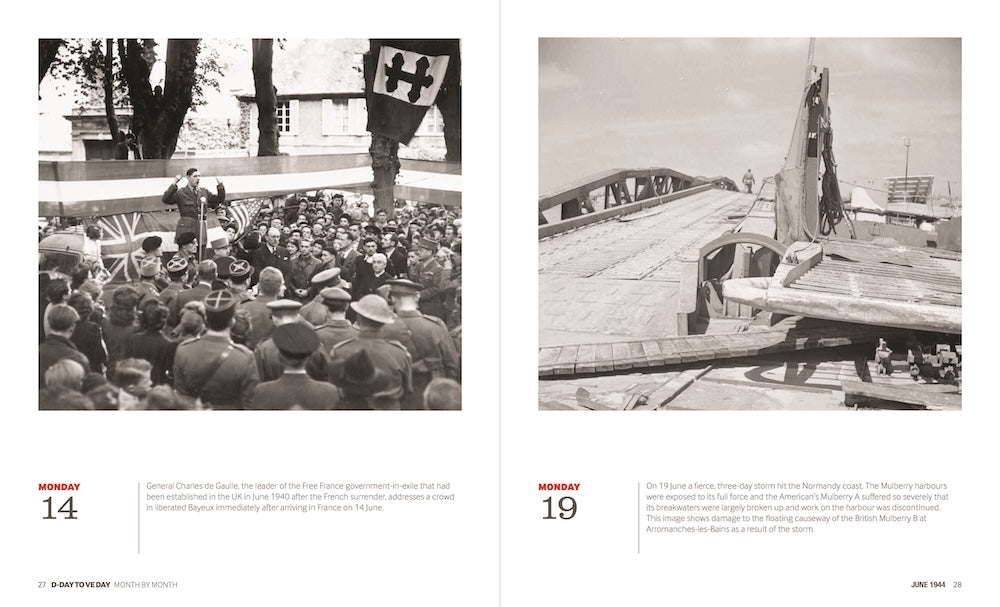 D-Day to VE Day: Month by Month [Paperback]