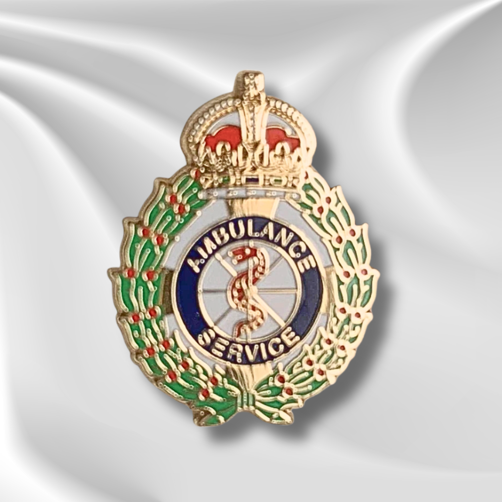 Ambulance Service Pin Badge – King’s Crown