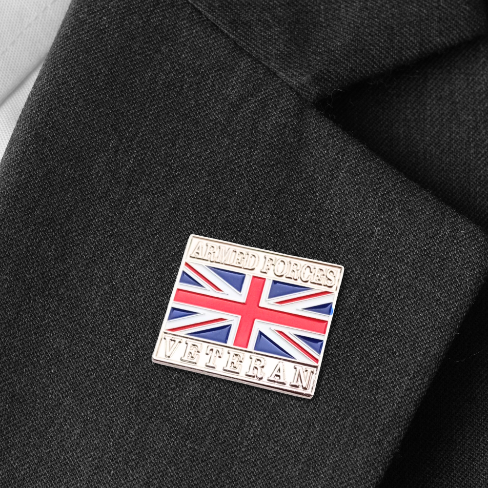 Armed Forces British Veteran Pin Badge