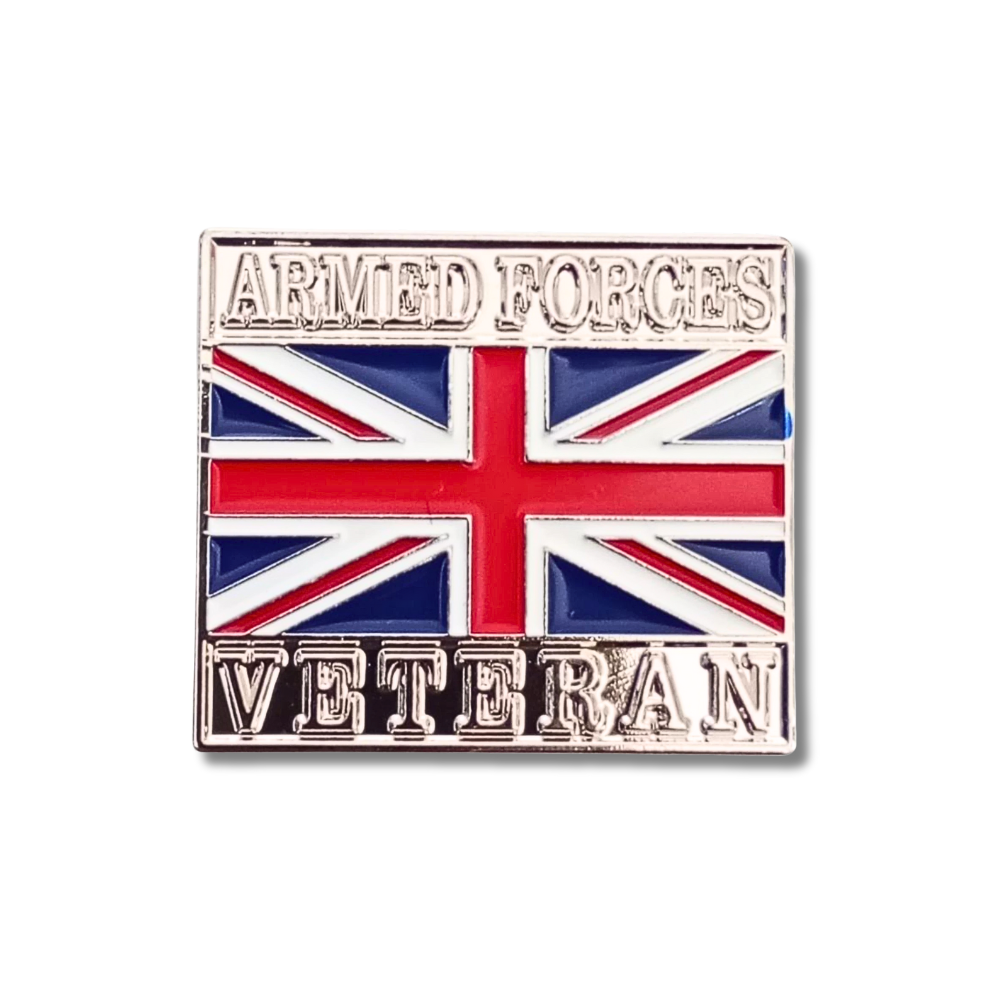 Armed Forces British Veteran Pin Badge
