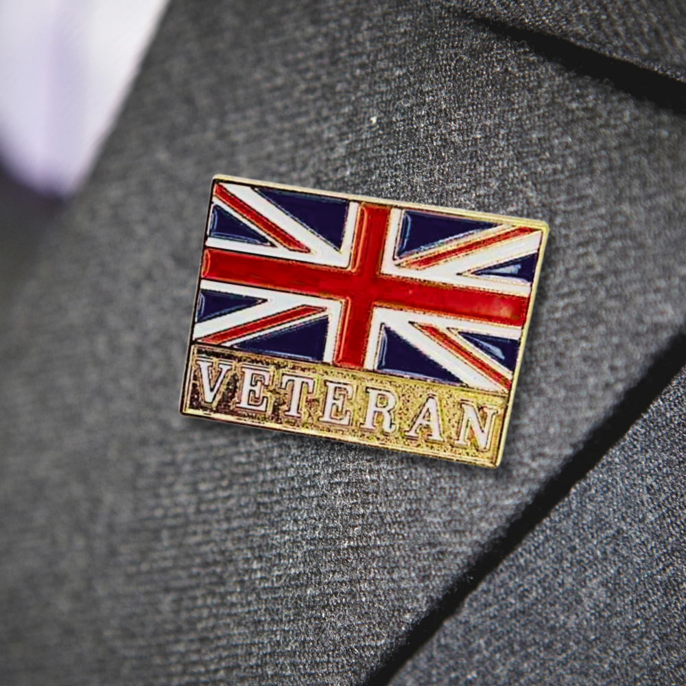 British Veteran Pin Badge