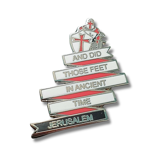 England St George's Day "Jerusalem" Enamel Pin Badge