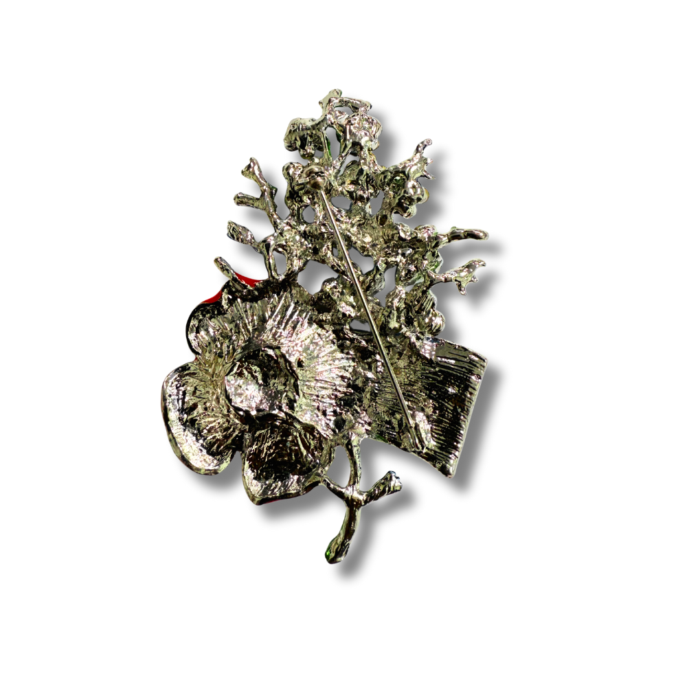 Forget Me Not Union Poppy Pin Badge
