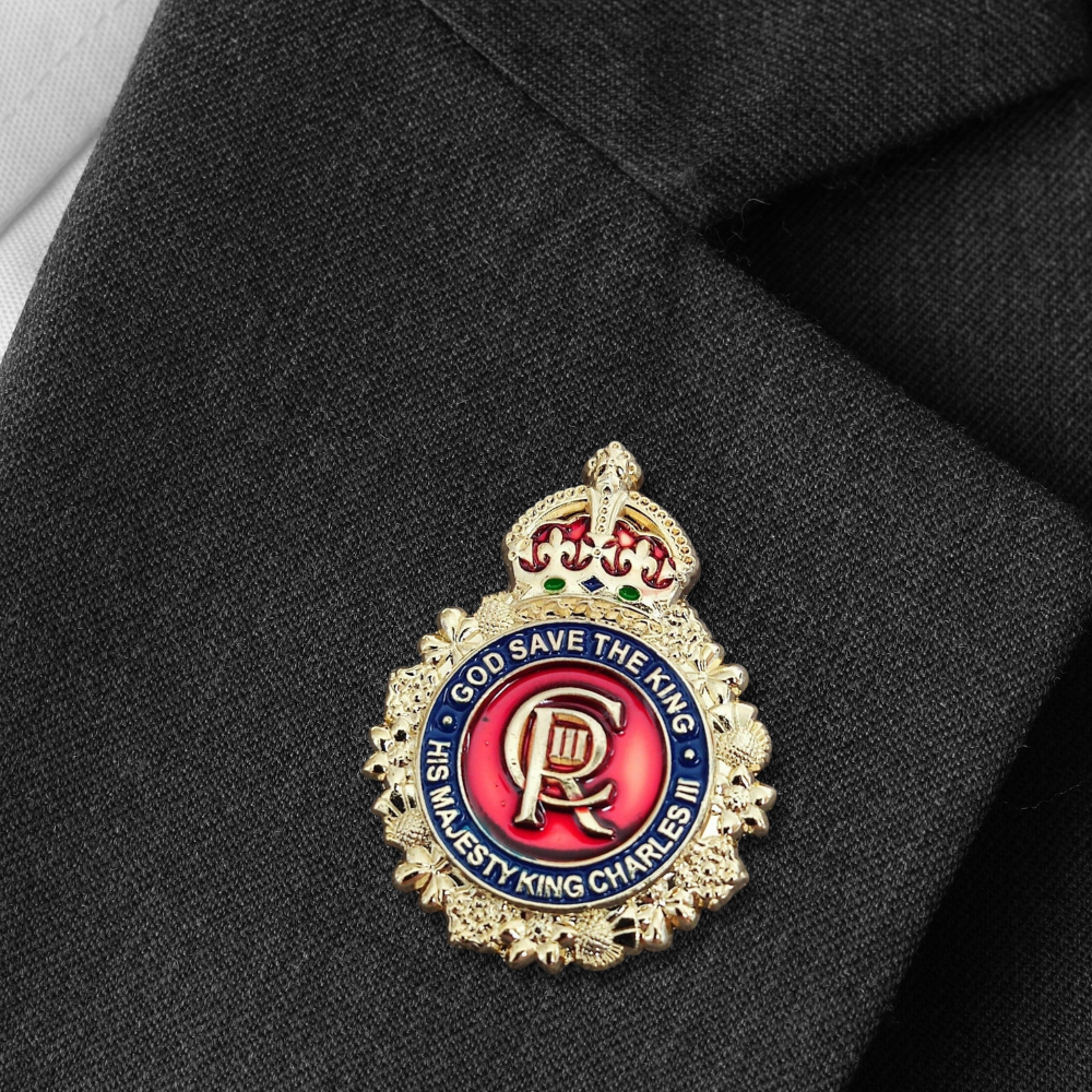 GOD SAVE King Charles III Pin Badge
