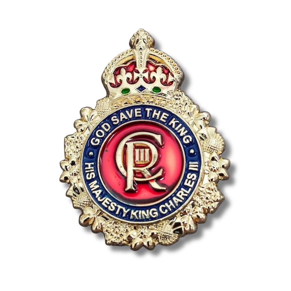 GOD SAVE King Charles III Pin Badge