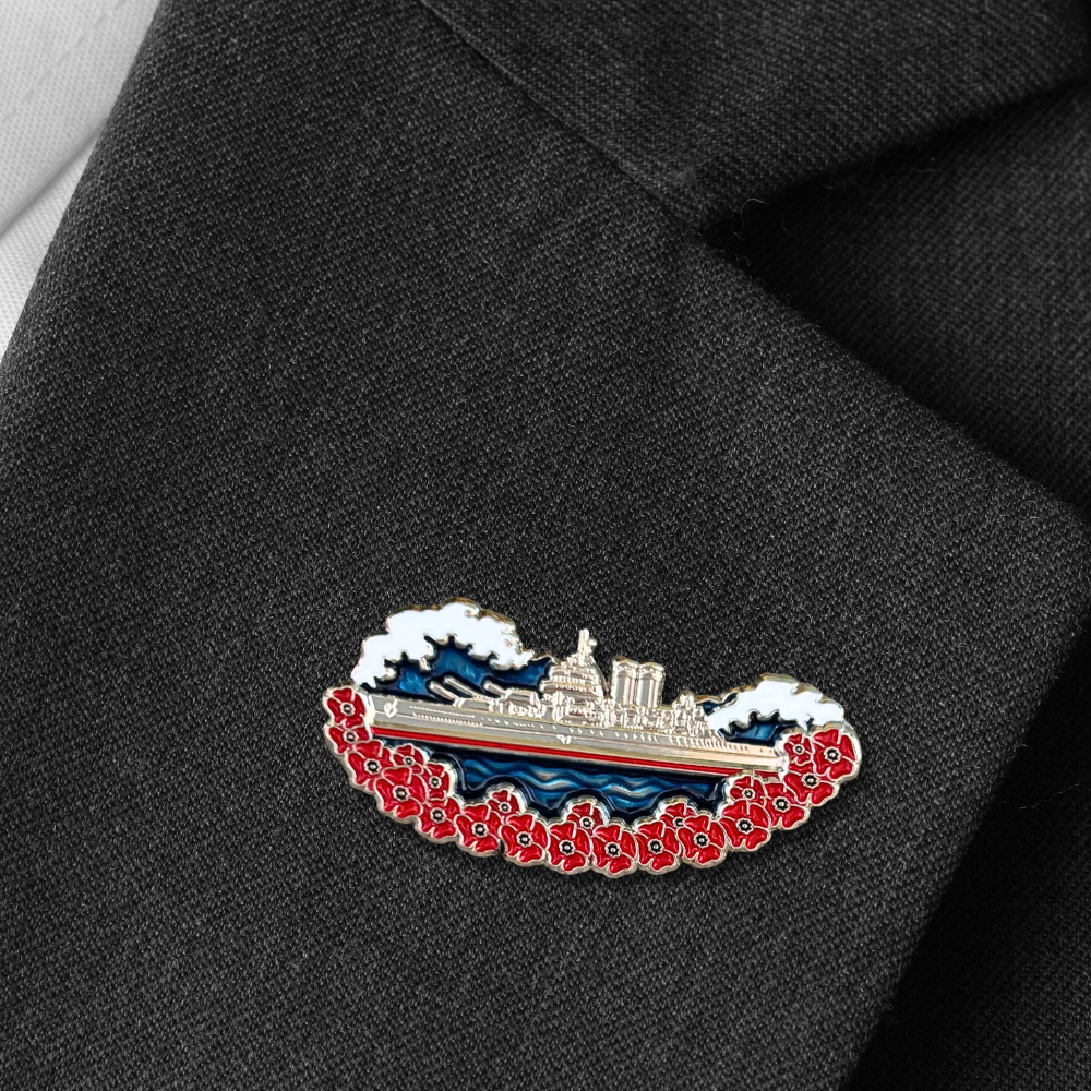 HMS Belfast Pin Badge