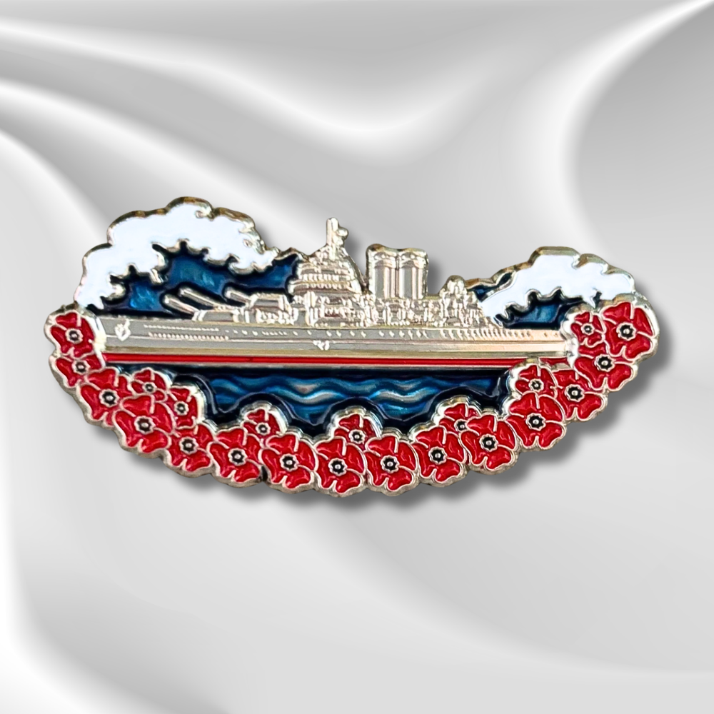 HMS Belfast Pin Badge