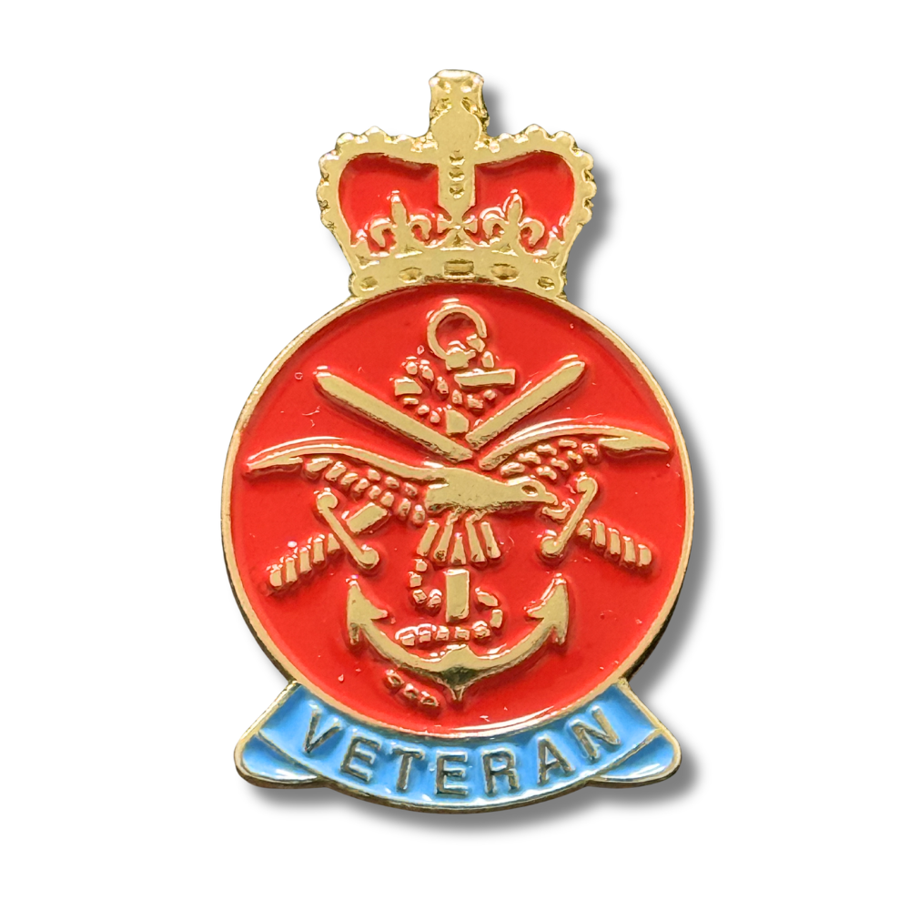 HM Armed Forces Veteran Pin Badge