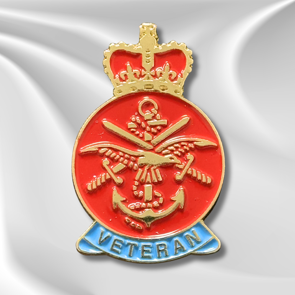 HM Armed Forces Veteran Pin Badge
