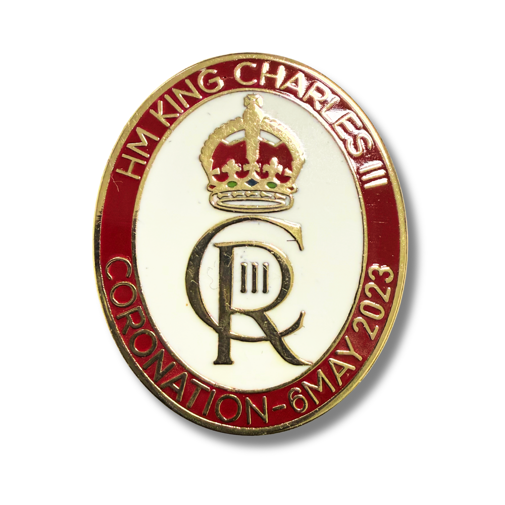 HM King Charles III Coronation - 6th May 2023 Lapel Pin Badge