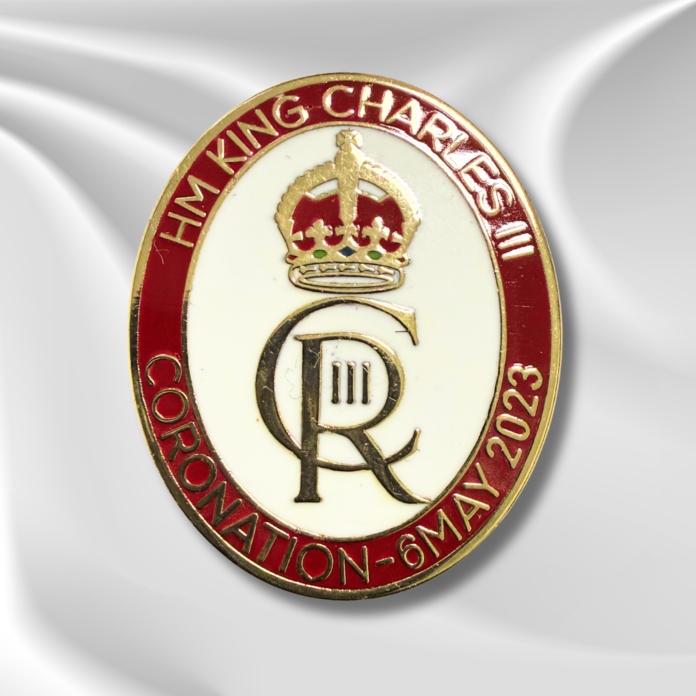 HM King Charles III Coronation - 6th May 2023 Lapel Pin Badge