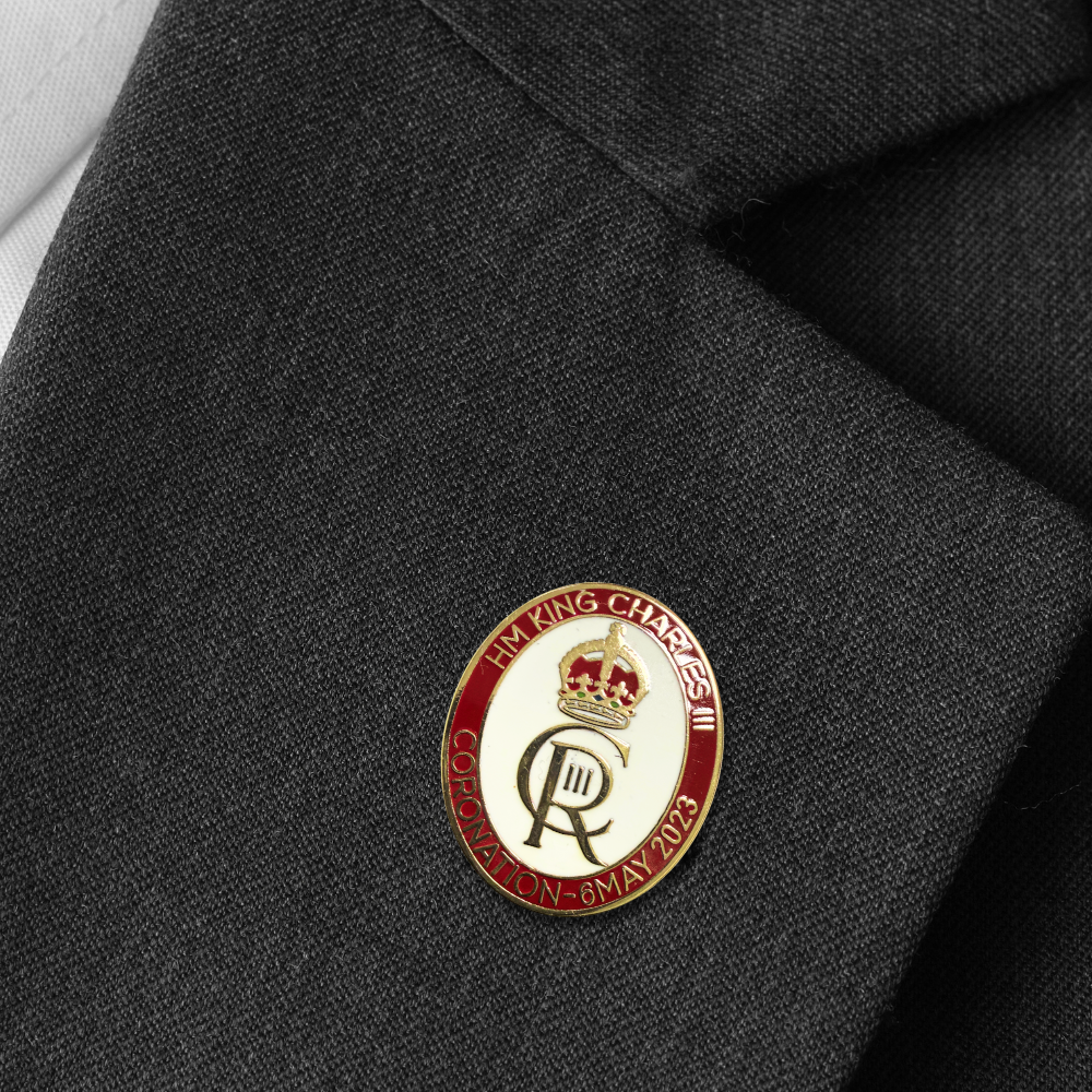 HM King Charles III Coronation - 6th May 2023 Lapel Pin Badge