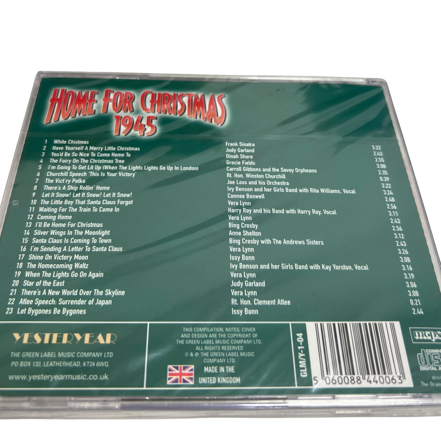 "Home for Christmas 1945" CD