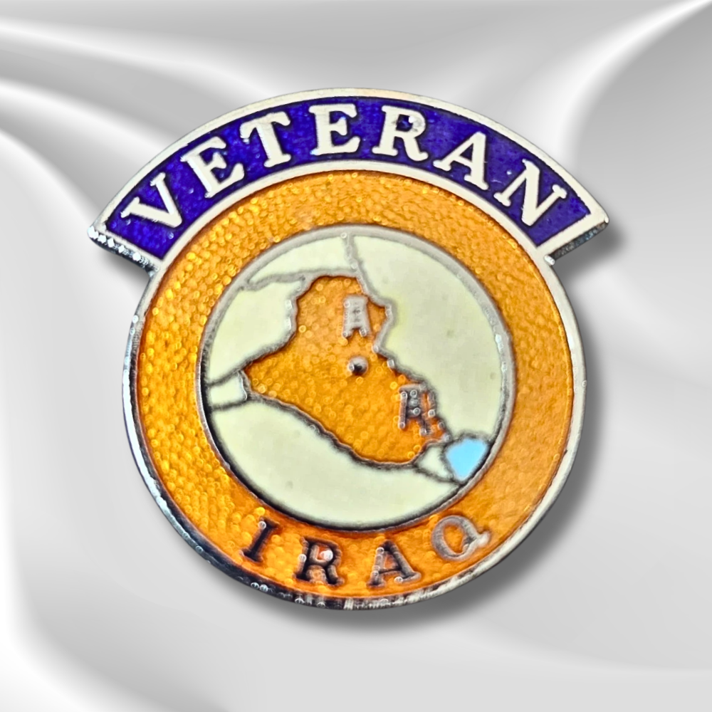 Iraq War Veteran Pin Badge