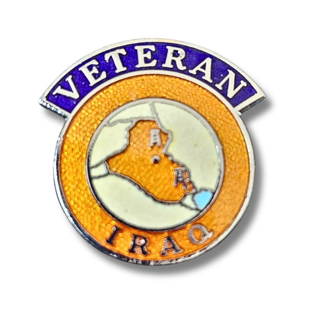 Iraq War Veteran Pin Badge