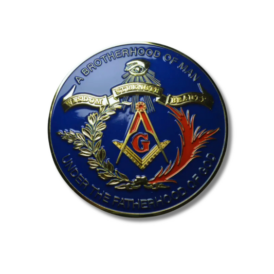 Masonic Brotherhood of Man Pin Badge