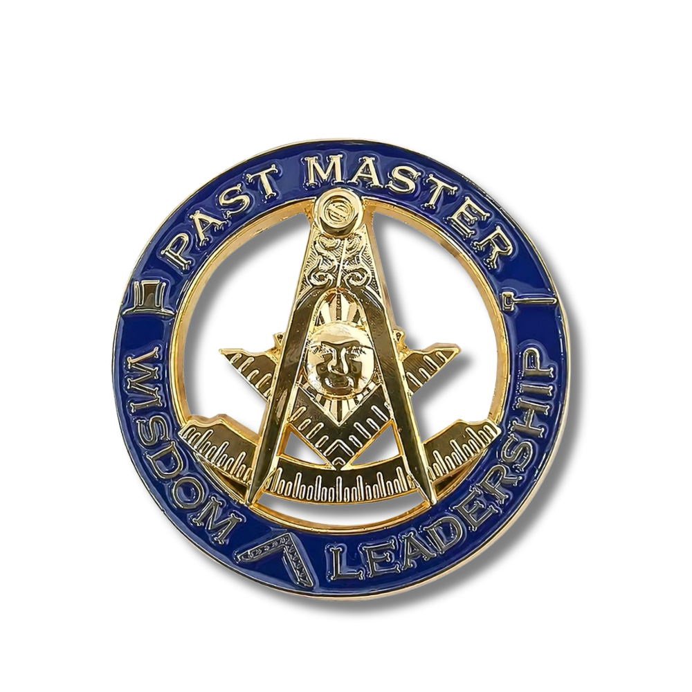 Past Master Masonic Pin Badge