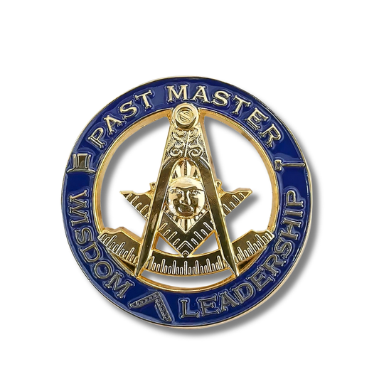 Past Master Masonic Pin Badge