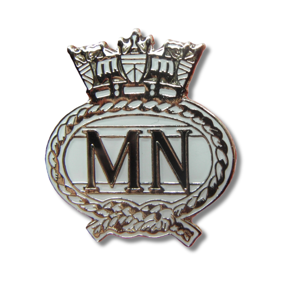 Merchant Navy Crest Pin Badge