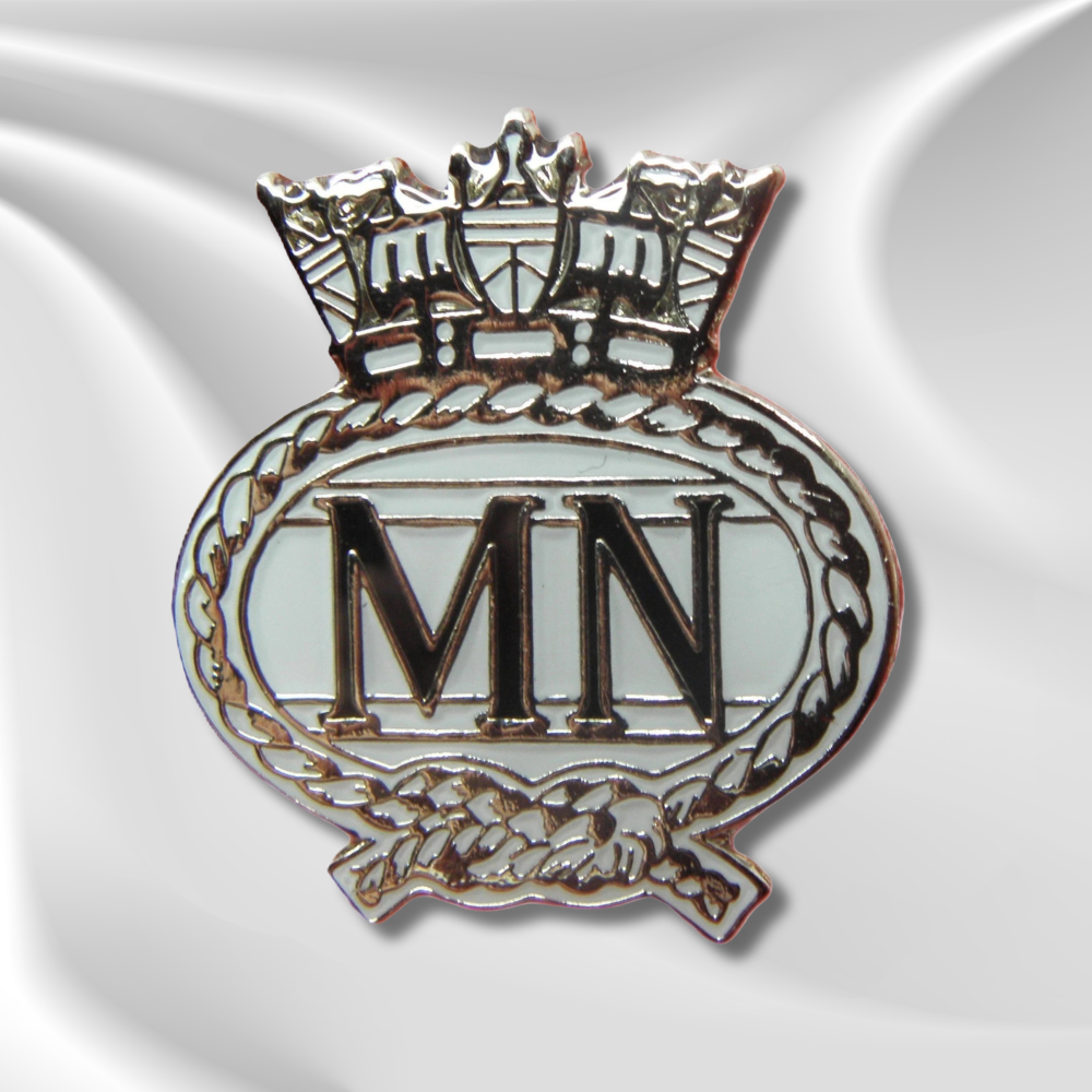 Merchant Navy Crest Pin Badge