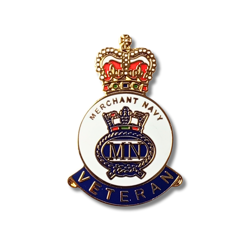 Merchant Navy Veteran Pin Badge