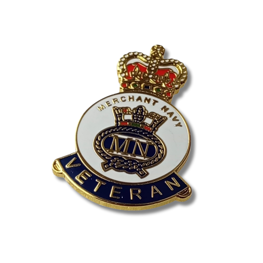 Merchant Navy Veteran Pin Badge