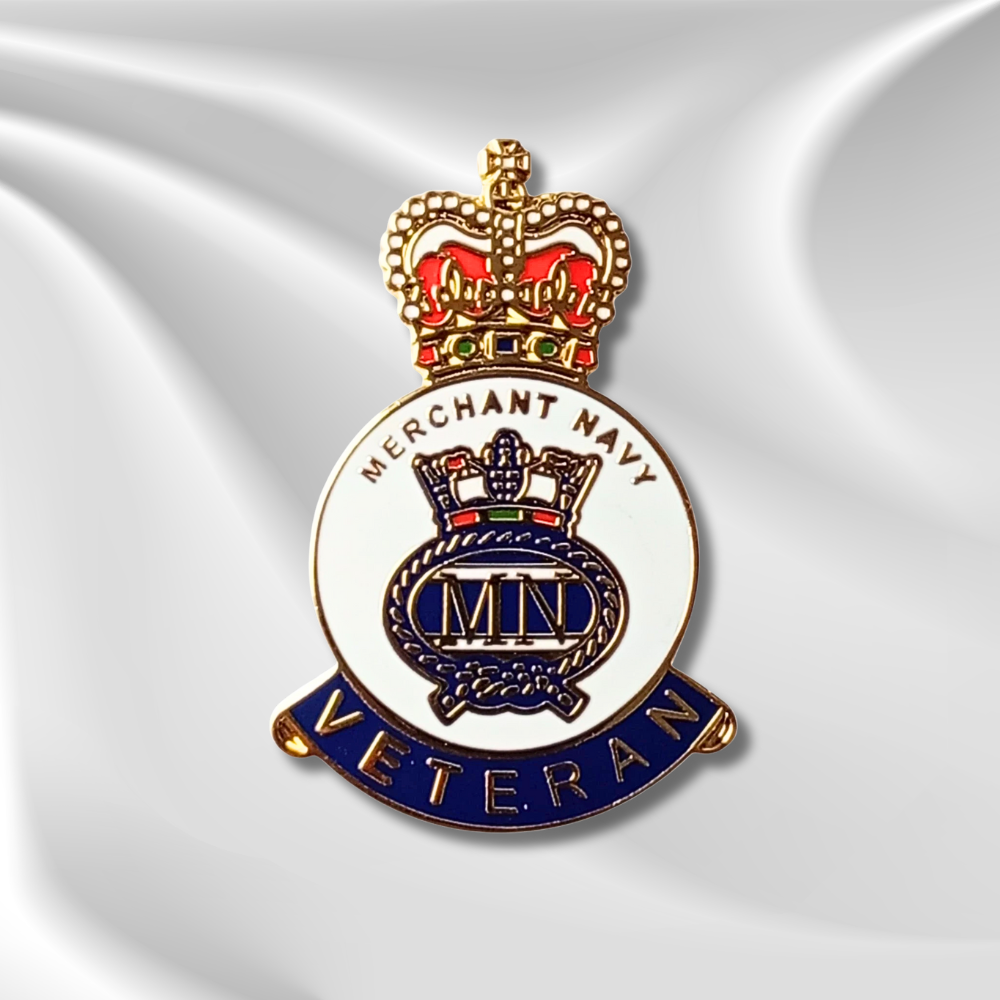 Merchant Navy Veteran Pin Badge