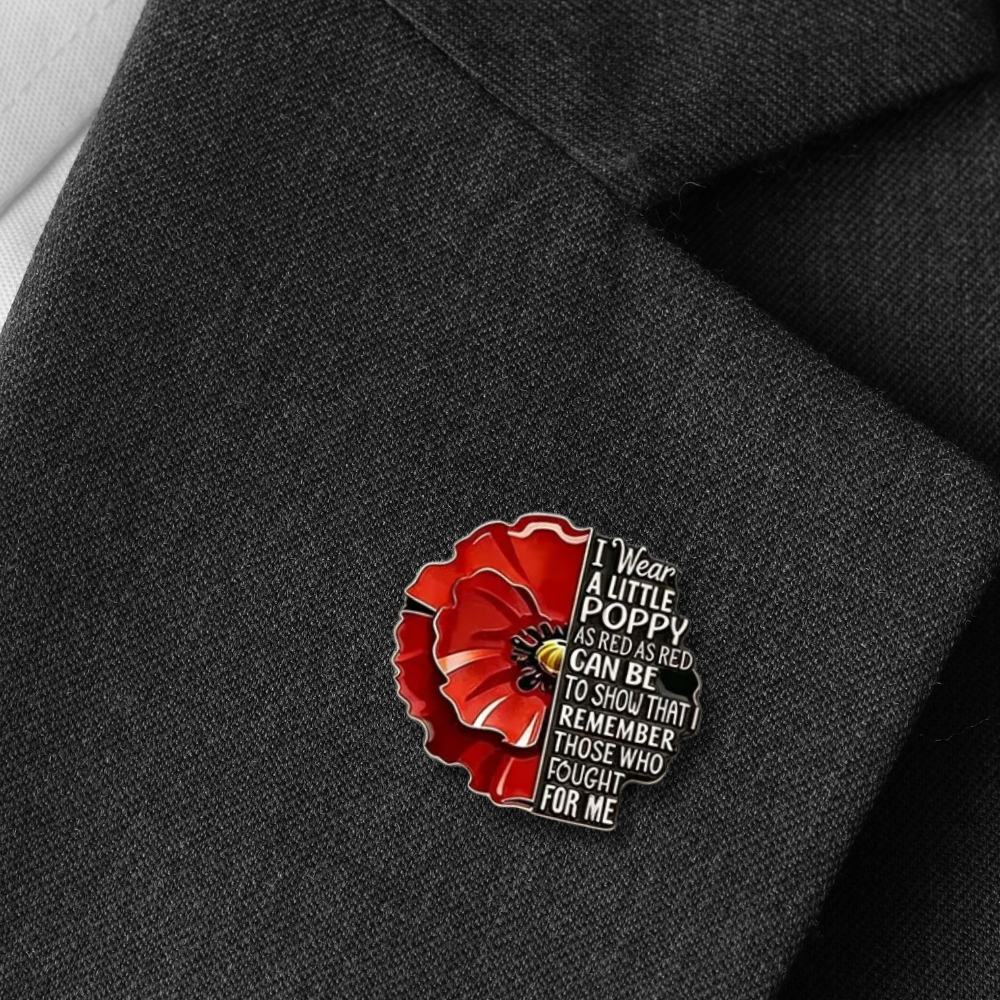 Poppy Poem Pin Badge