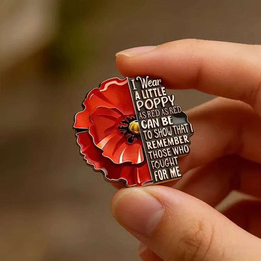 Poppy Poem Pin Badge