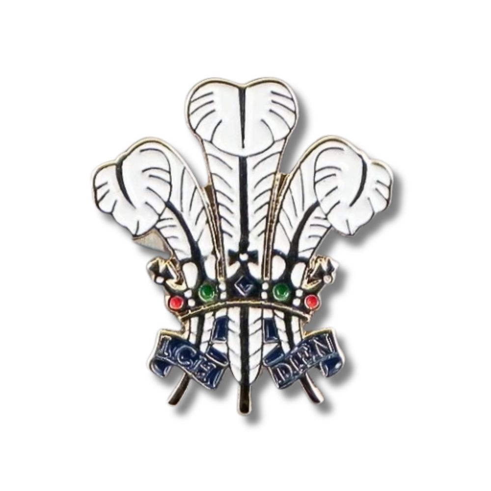 Prince of Wales Feathers Pin Badge