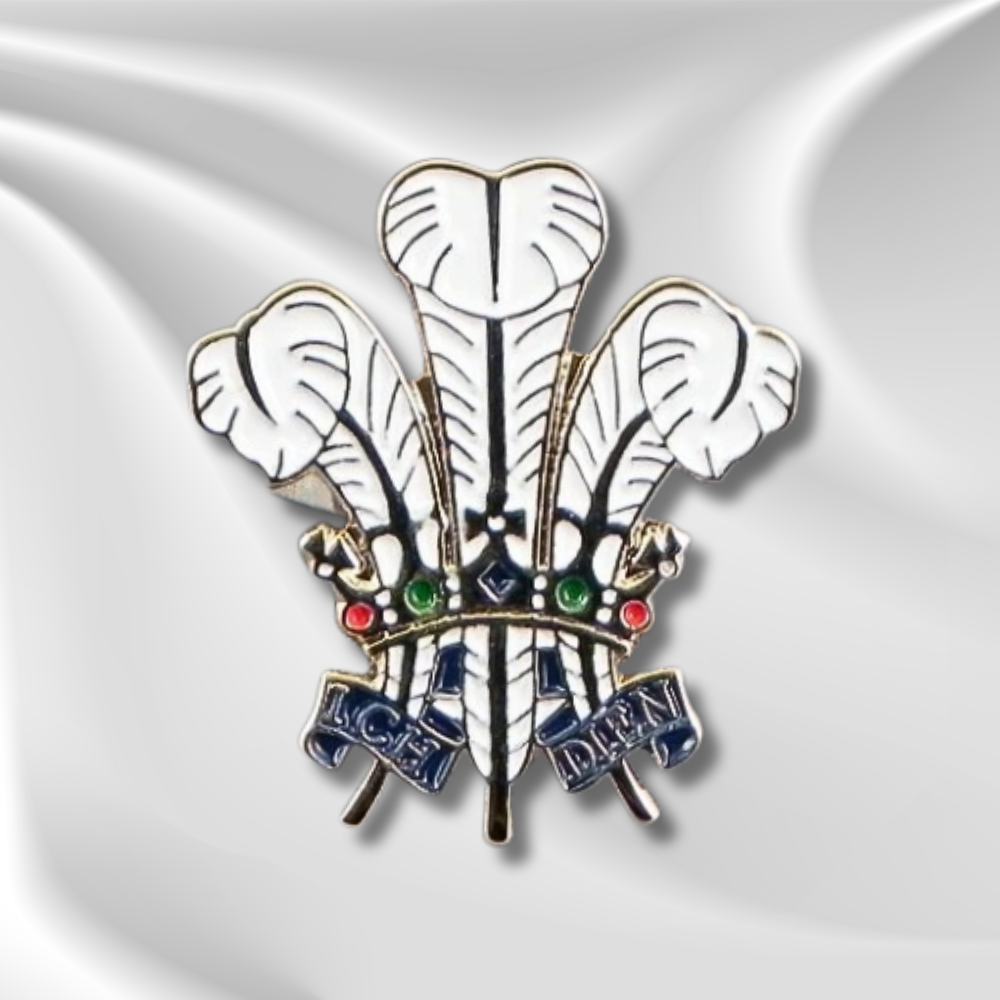 Prince of Wales Feathers Pin Badge