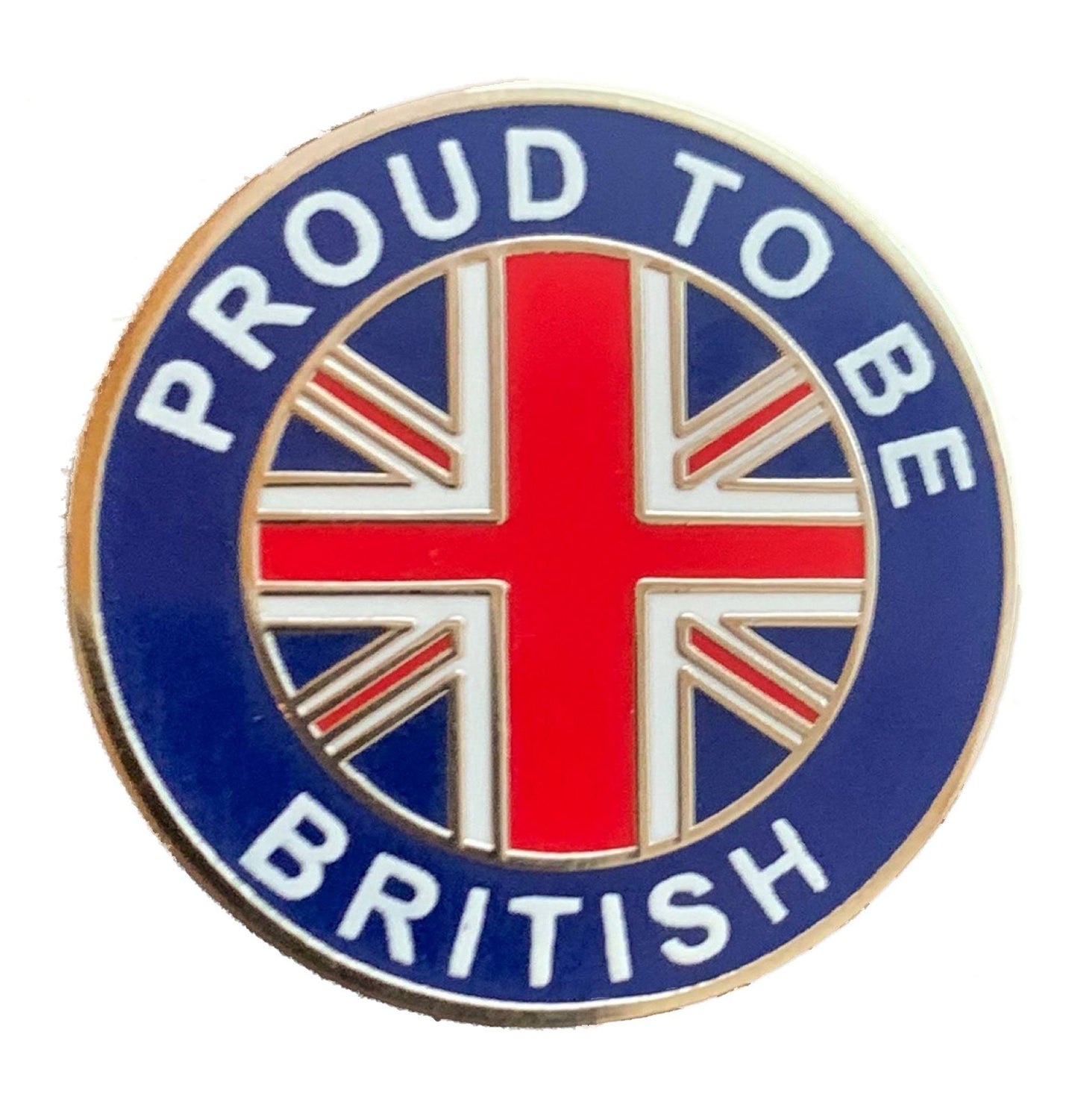 Proud To Be British Enamelled Pin Badge