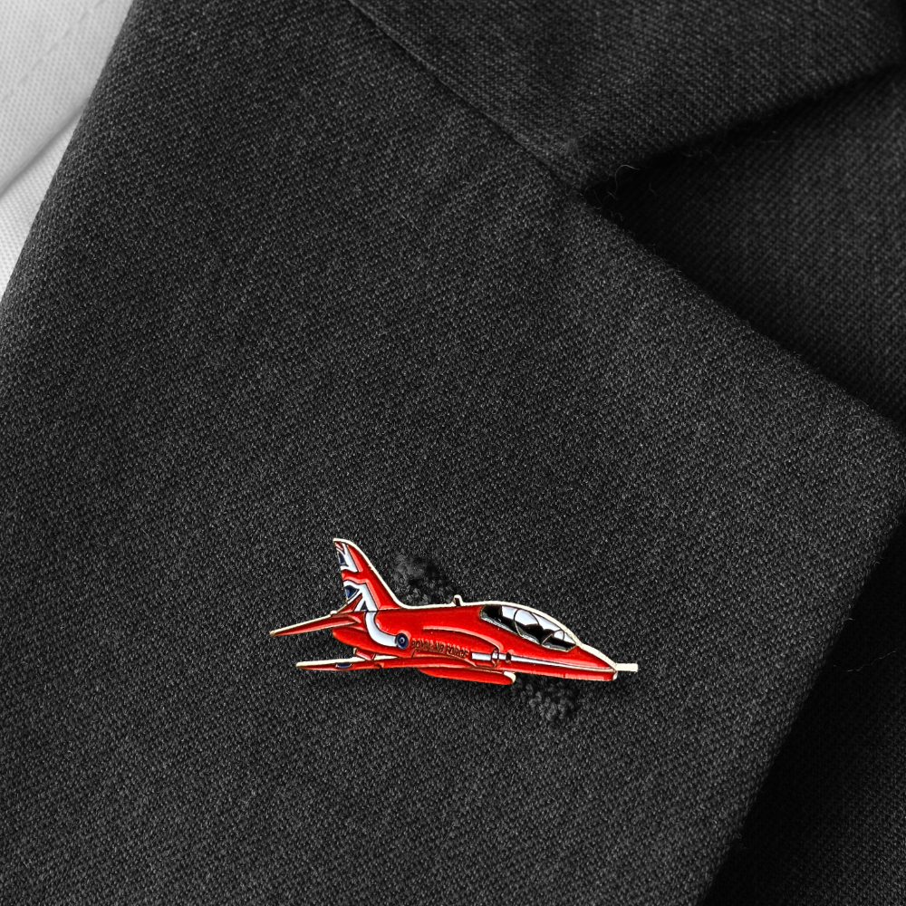 Red Arrows Hawk T1 Pin Badge