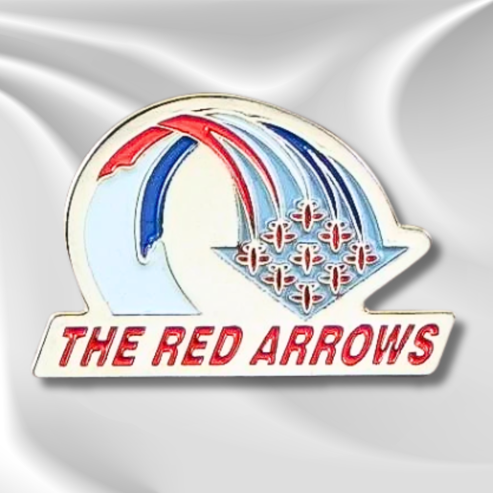 Red Arrows Skyburst Display Pin Badge