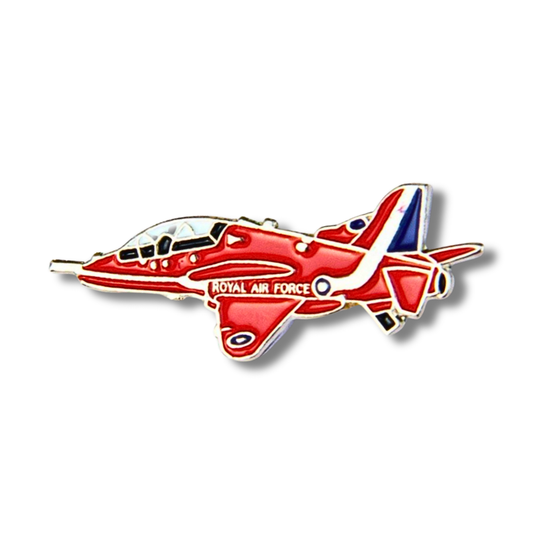 Red Arrows Hawk T1A Pin Badge