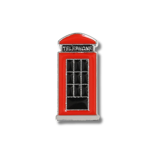 Red Telephone Box Pin Badge
