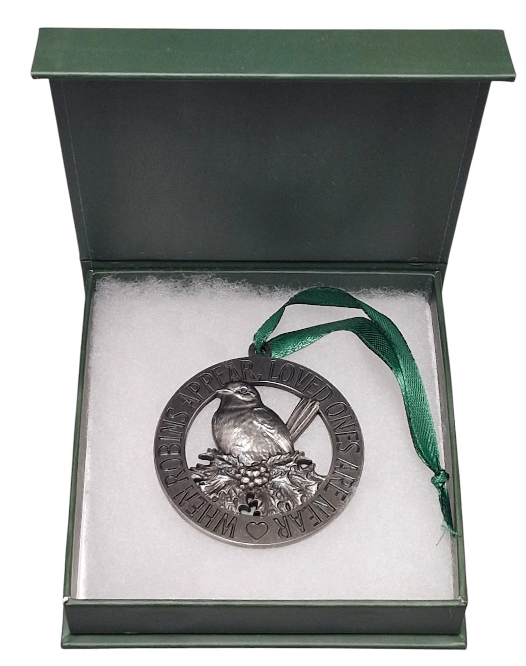 Robin For Loved Ones Pin Christmas Tree Ornament