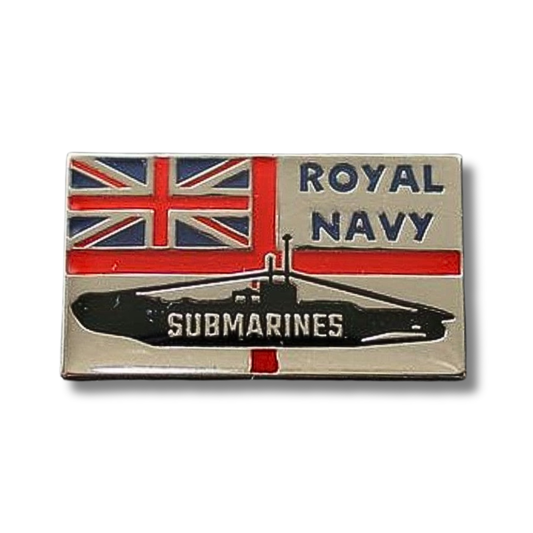 Silver Royal Navy Submarines Pin Badge
